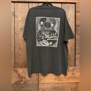 Bomonster California Artist Guitar Music Hotrod Two Sided Tee T-shirt EUC 2XL